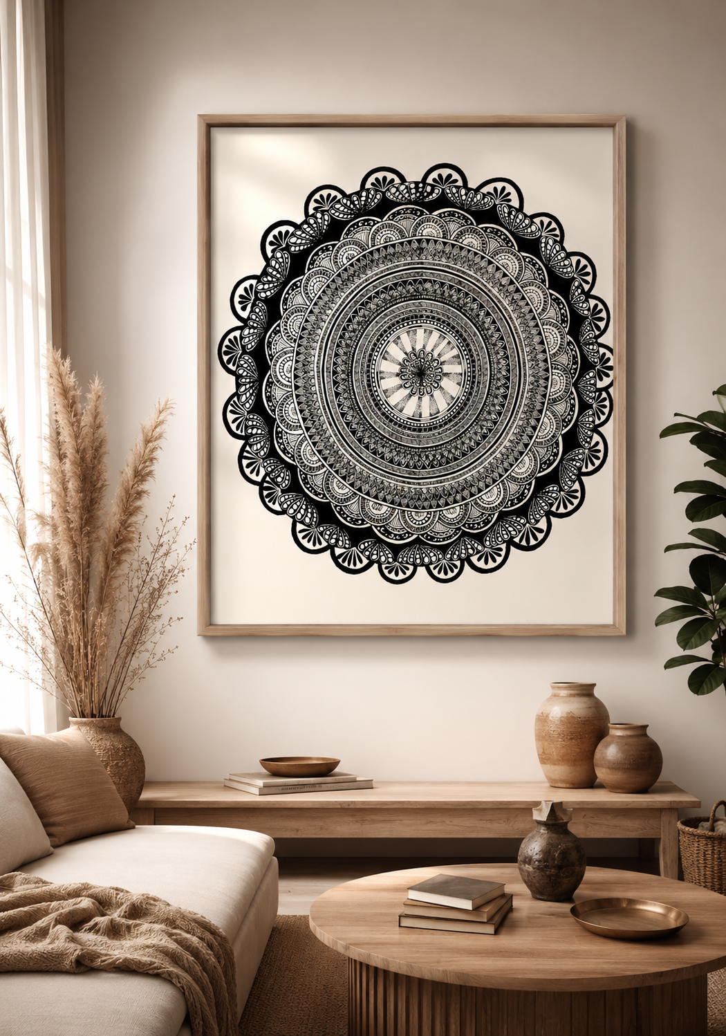 Mandala handmade painting