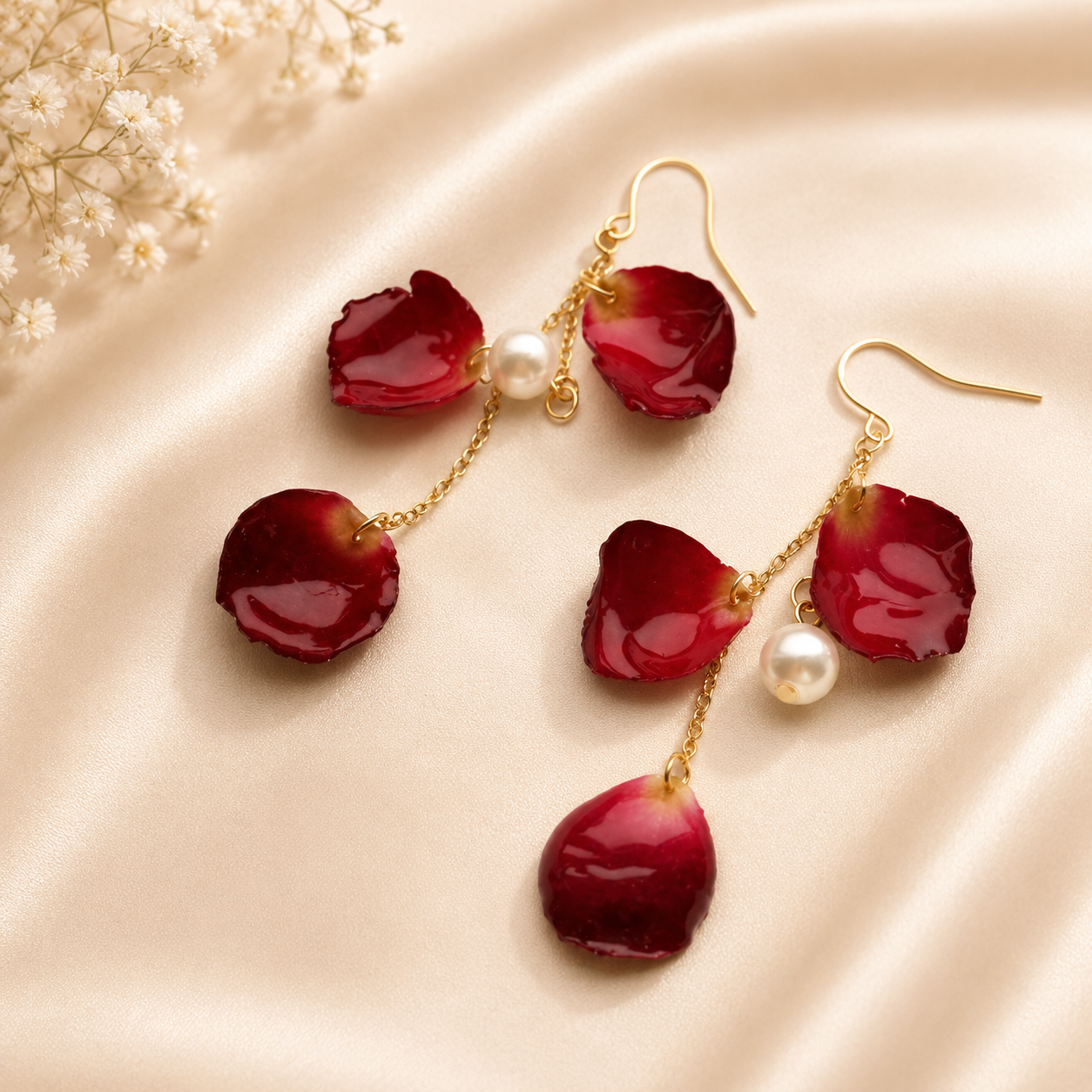 Handmade resin earrings
