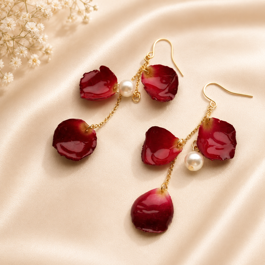 Handmade resin earrings