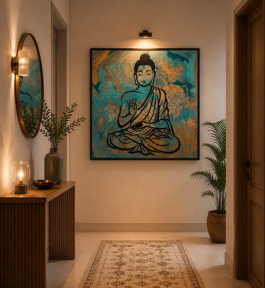 Guatam Budha painting