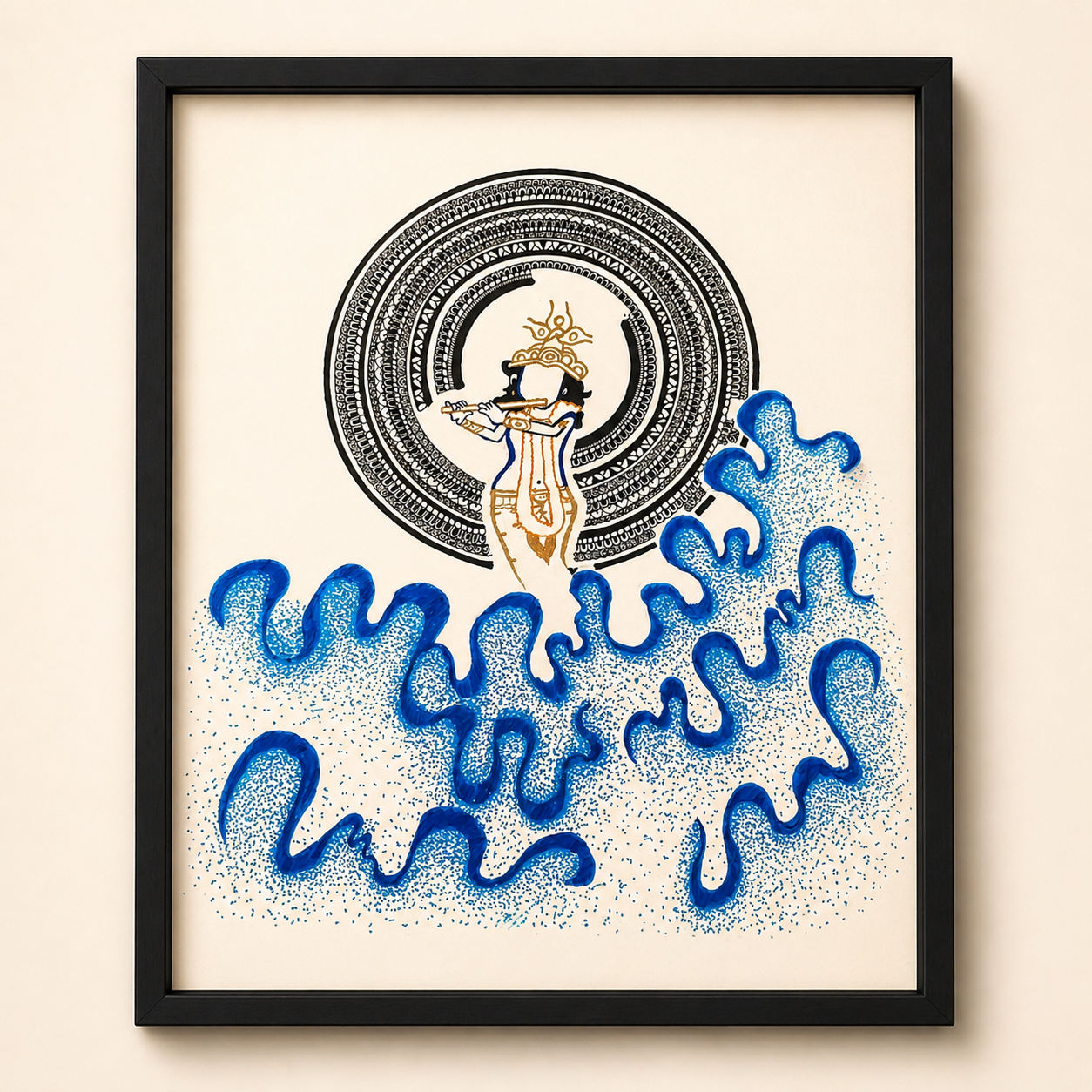 Krishna Mandala Painting