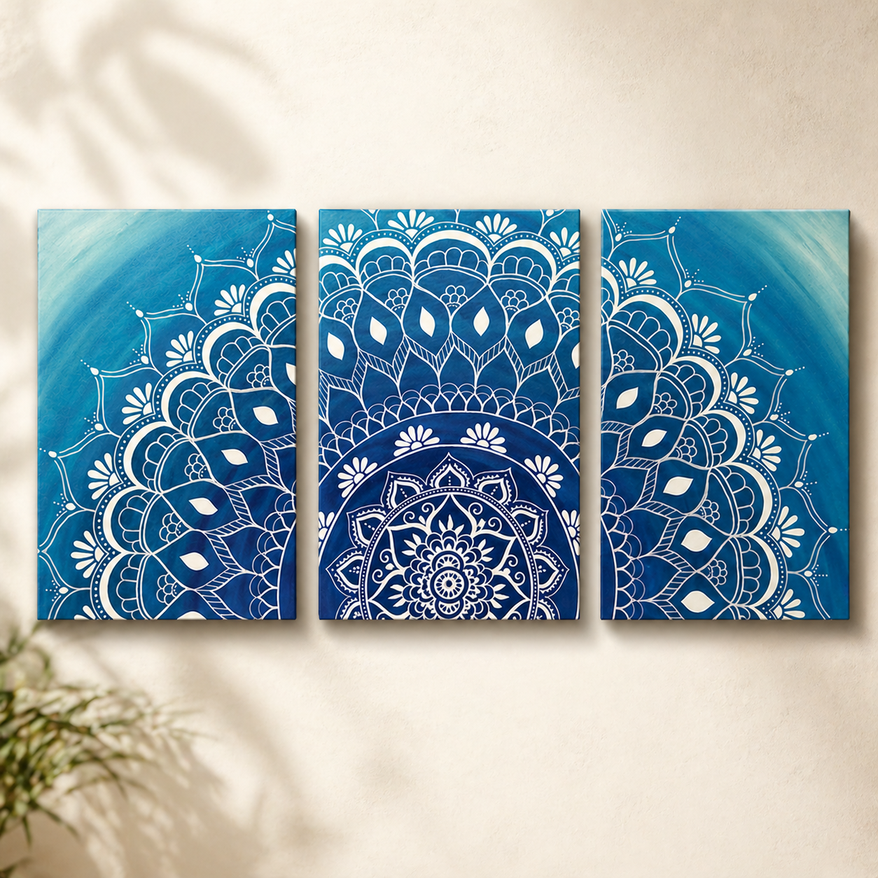 Ocean Mandala Harmony – Artistic Wall Decor