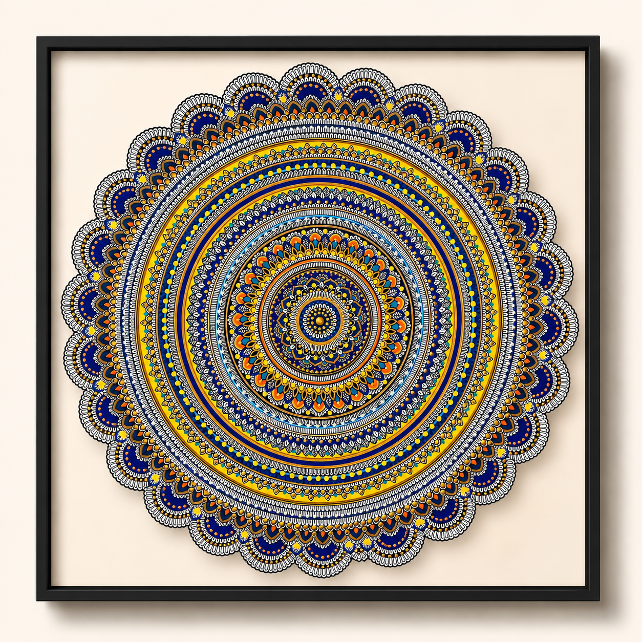 Alankrit Blue Mandala