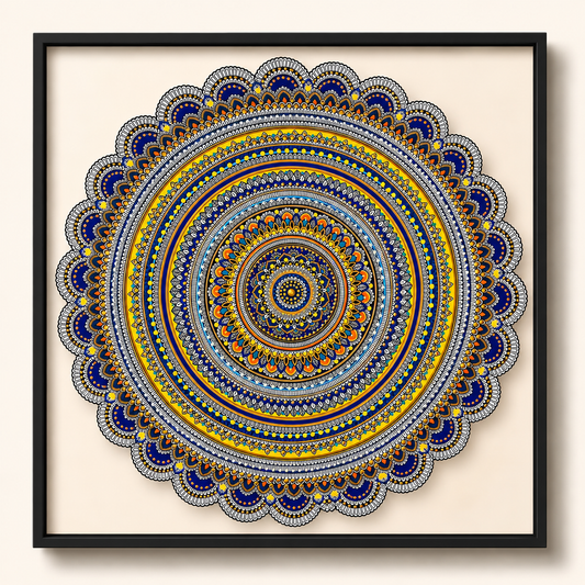 Alankrit Blue Mandala