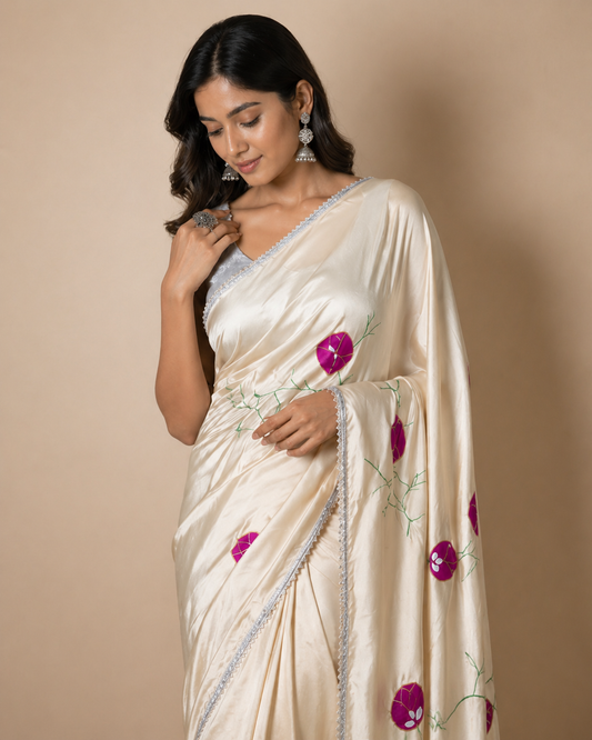 Handpainted Saree